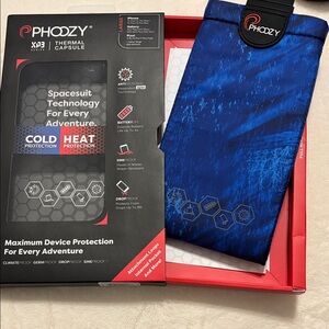 Phoozy Blue Thermal Phone Case NASA rated
